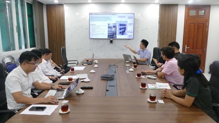 Viện trưởng Nguyễn Hồng Hải tiếp đoàn công tác Công ty Shera 