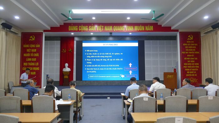 Hội đồng khoa học kỹ thuật chuyên ngành nghiệm thu kết quả nhiệm vụ “Nghiên cứu rà soát, sửa đổi, bổ sung TCVN 9362: 2012 Tiêu chuẩn thiết kế nền nhà và công trình”, mã số: TC 58-24