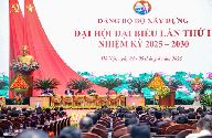 Đại hội đại biểu Đảng bộ Xây dựng: “Đoàn kết - Dân chủ - Kỷ cương - Đột phá - Phát triển”