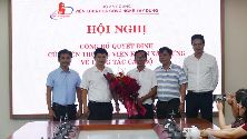 Công bố quyết định bổ nhiệm Phó Giám đốc Trung tâm triển khai công nghệ xây dựng miền Trung